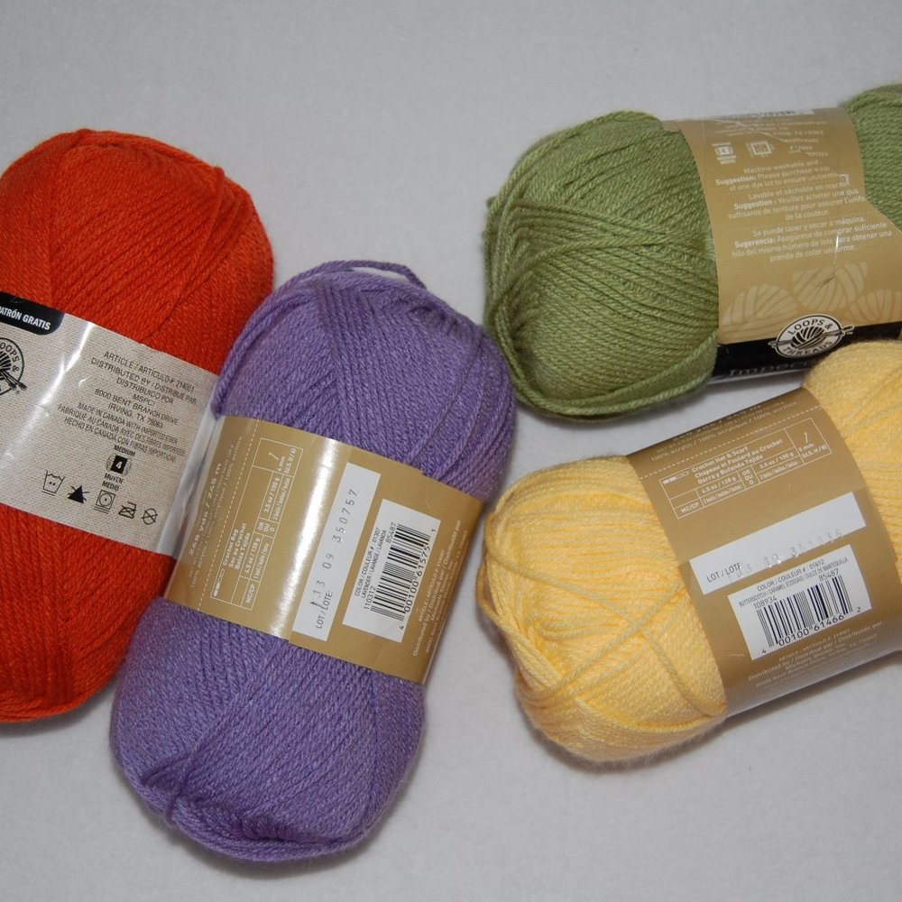 Mixed Lot of 4, 18 oz, Impeccable Yarn, #4 Worsted